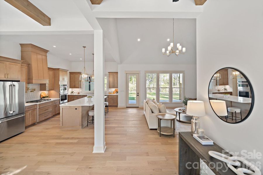 Furnished interior view inside a new home in , Clover (Image 8). Furnished interior view inside a new home in , Clover (Image 8).