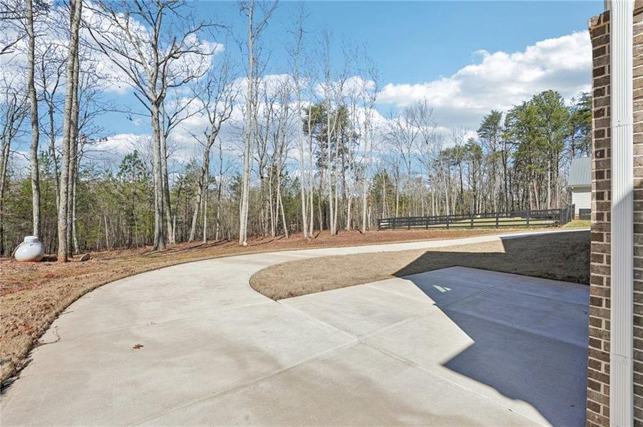 Exterior details and patio area of a home in , Canton (Image 38).