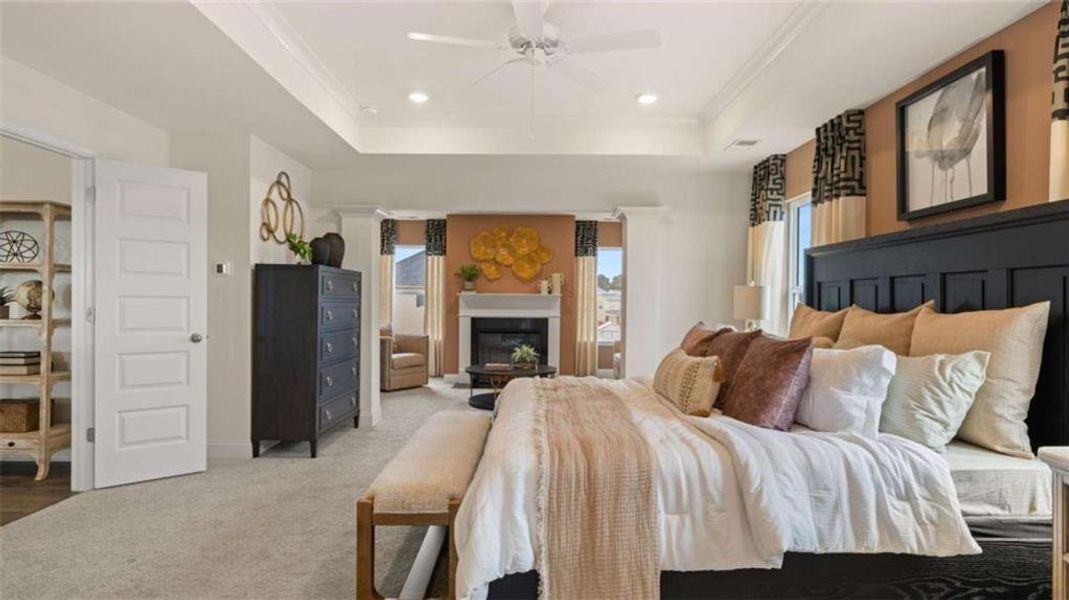 Furnished interior view inside a new home in The Gates at Pates Creek, Hampton (Image 52).