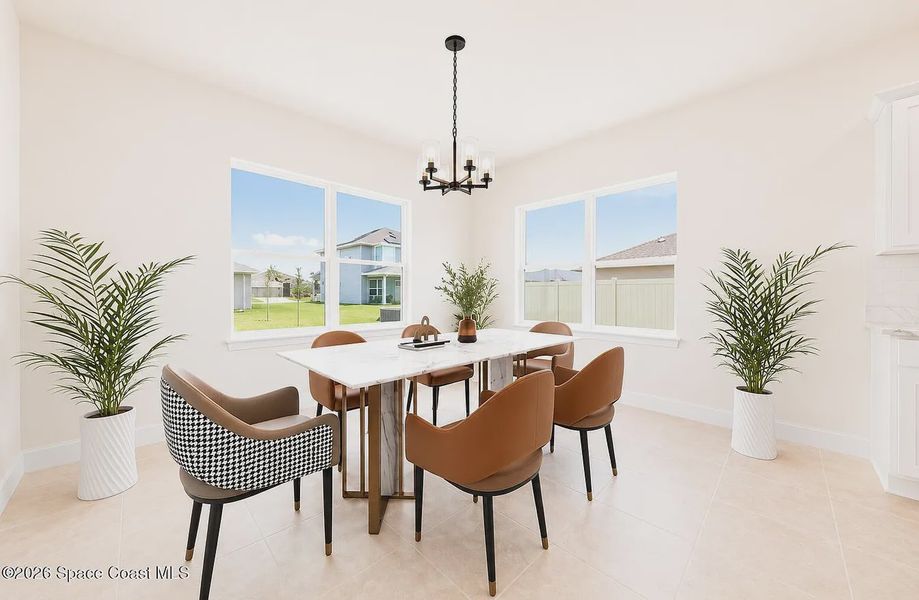 Furnished interior view inside a new home in St. John's Preserve, Palm Bay (Image 7).