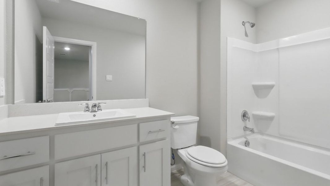 Furnished interior view inside a new home in Orchard Village, Fort Worth (Image 12). Furnished interior view inside a new home in Orchard Village, Fort Worth (Image 12).