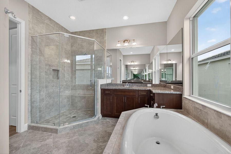 Furnished interior view inside a new home in , The Acreage (Image 18).
