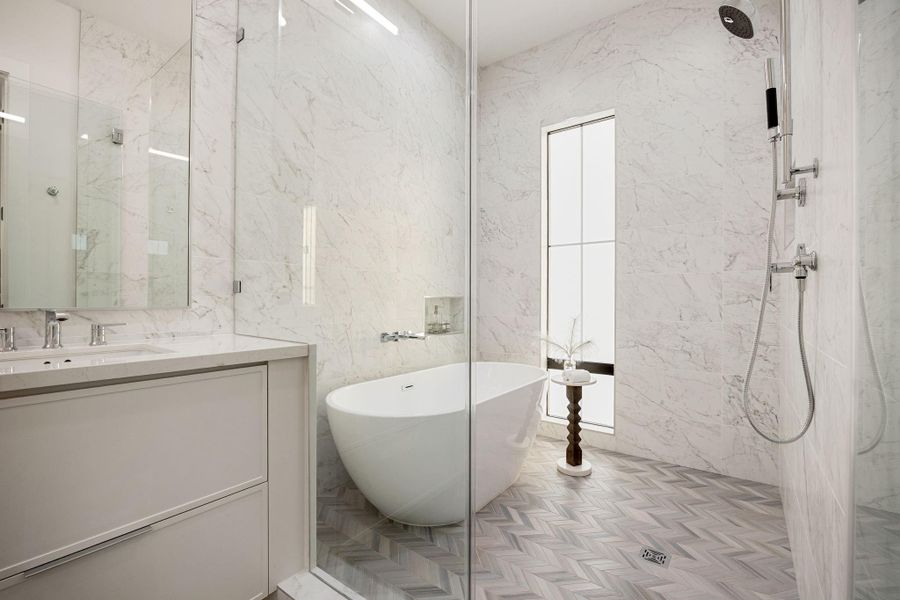 Furnished interior view inside a new home in , Houston (Image 5).