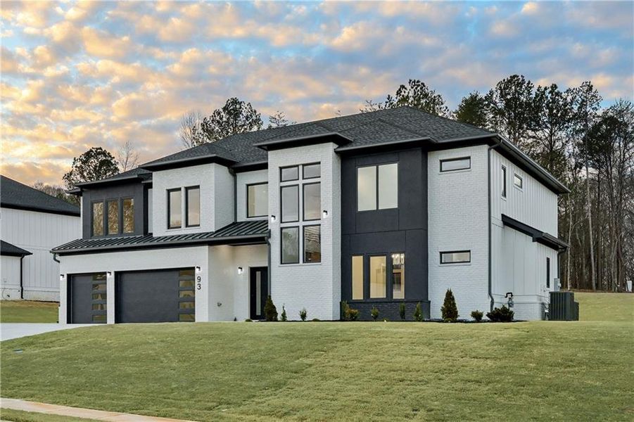 Front exterior of a new home in , Auburn, GA, highlighting curb appeal (Image 29). Front exterior of a new home in , Auburn, GA, highlighting curb appeal (Image 29).
