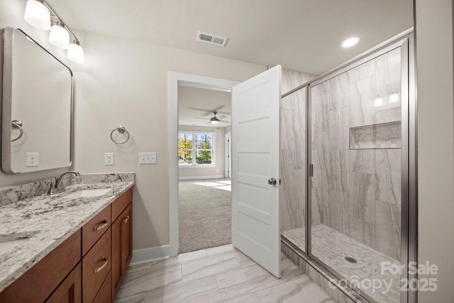 Furnished interior view inside a new home in , Monroe (Image 8).