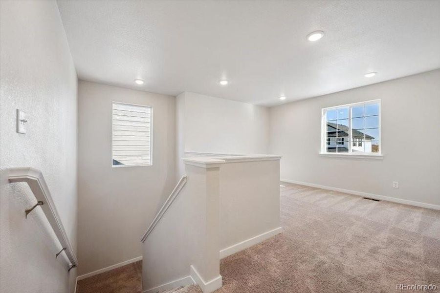 Spacious, unfurnished interior of a new home in The Boulevard II Collection at Windler, Aurora (Image 12).