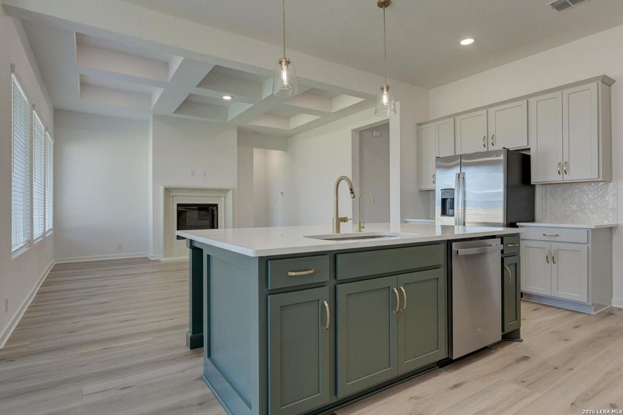 Furnished interior view inside a new home in Saddlebrook Ranch, Schertz (Image 14).