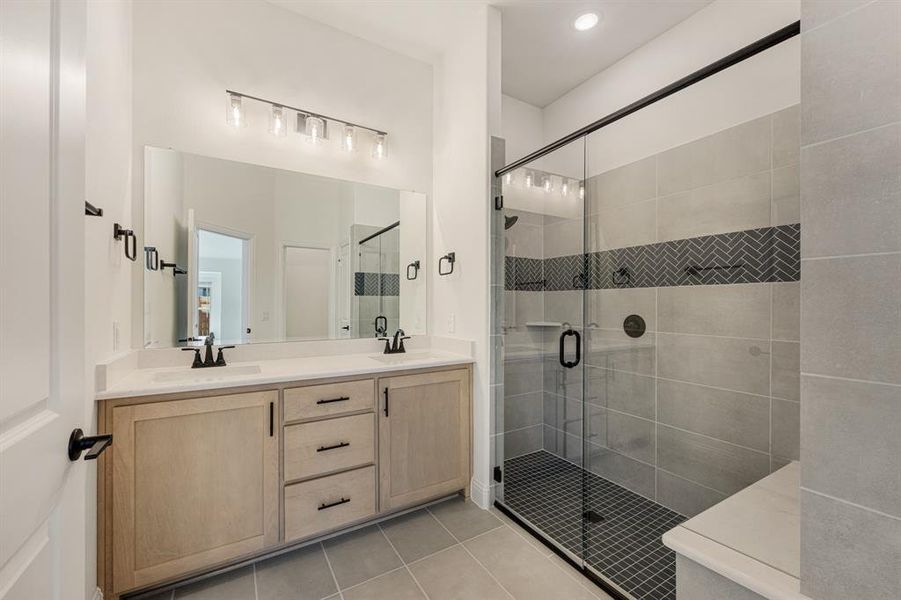 Furnished interior view inside a new home in Timberbrook 3B-4A, Justin (Image 8).