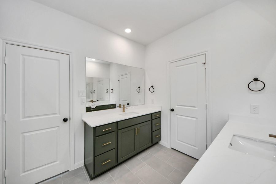 Furnished interior view inside a new home in 45' Traditional Homes at Elyson, Katy (Image 13).