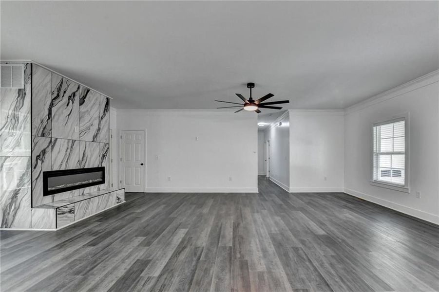 Spacious, unfurnished interior of a new home in , Snellville (Image 24). Spacious, unfurnished interior of a new home in , Snellville (Image 24).