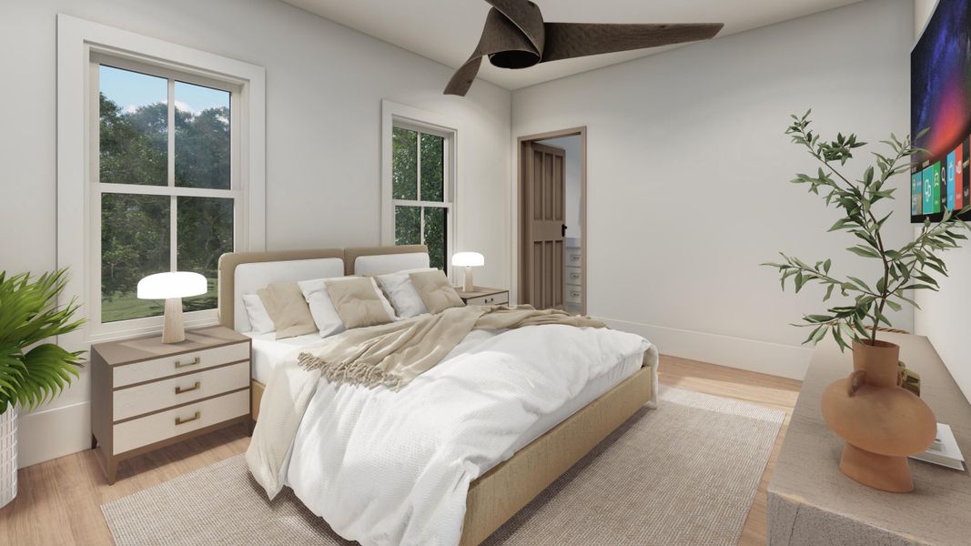 Furnished interior view inside a new home in , Isle Of Palms (Image 9).