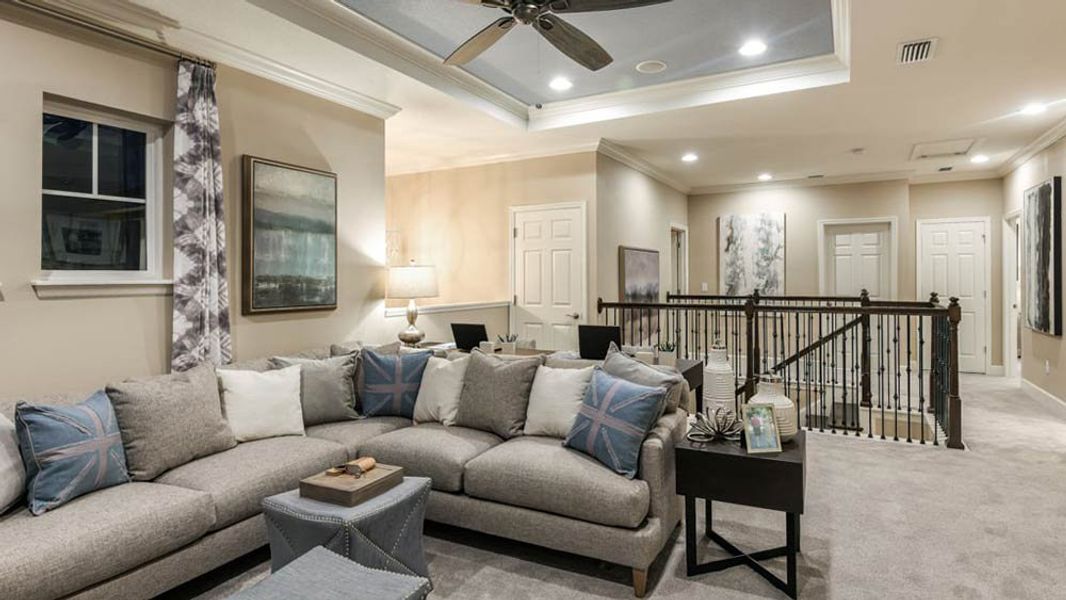 Furnished interior view inside a new home in Central Park, Port St. Lucie (Image 24).