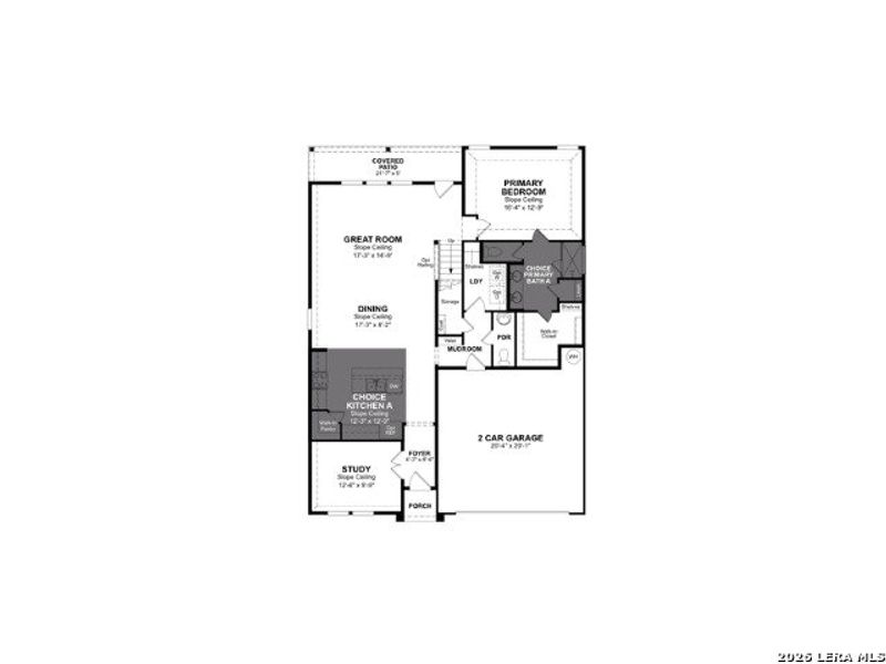 2D floor plan layout of this home in Morgan Meadows, San Antonio, TX (Image 3). 2D floor plan layout of this home in Morgan Meadows, San Antonio, TX (Image 3).
