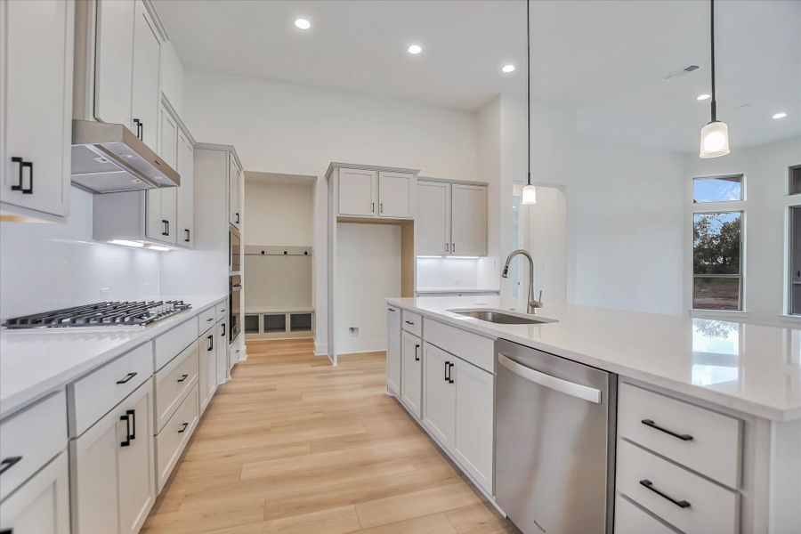 Furnished interior in a model home at Whispering Wind in Bertram (Image 20).