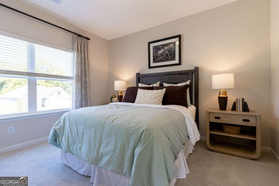 Furnished interior view inside a new home in Bryson Farms, Byron (Image 27).