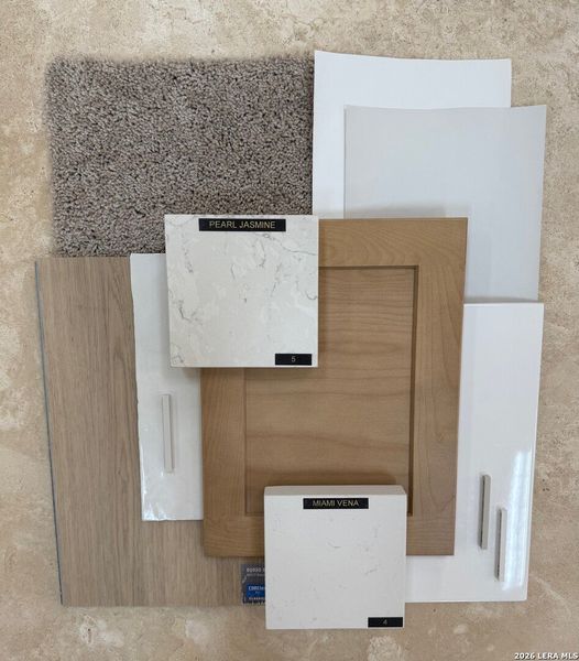 Sample of building materials used in homes in Hickory Ridge, Elmendorf (Image 25).