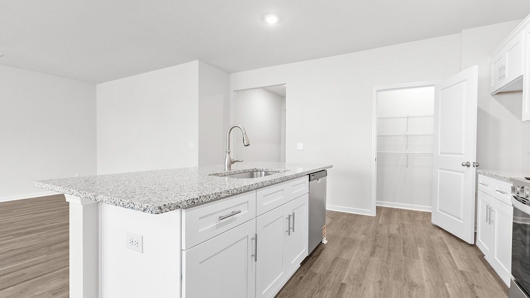 Furnished interior view inside a new home in Highland Hills, Graniteville (Image 6).