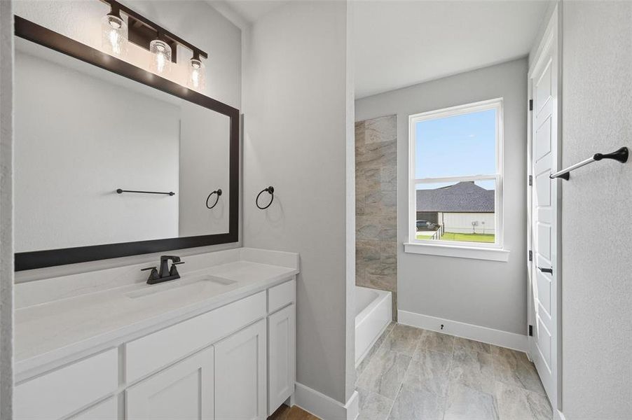 Furnished interior view inside a new home in Rocky Top Ranch, Reno (Image 11). Furnished interior view inside a new home in Rocky Top Ranch, Reno (Image 11).