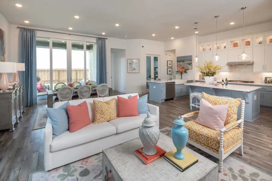 Representative Family Room - some options shown