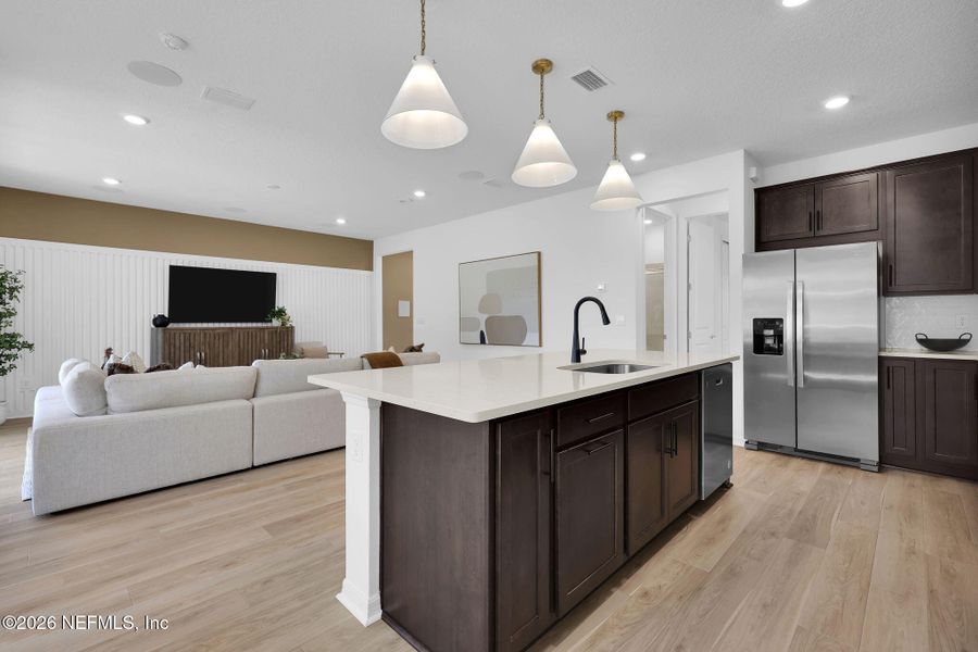 Furnished interior view inside a new home in Wingate Landing, Jacksonville (Image 8).