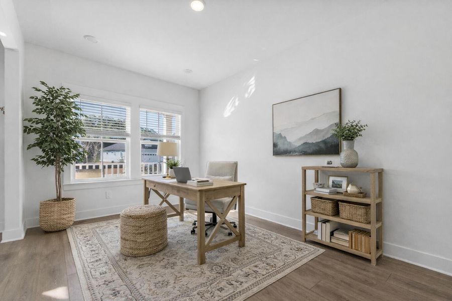 Furnished interior view inside a new home in The Coves at Lakes of Cane Bay, Summerville (Image 9). Furnished interior view inside a new home in The Coves at Lakes of Cane Bay, Summerville (Image 9).