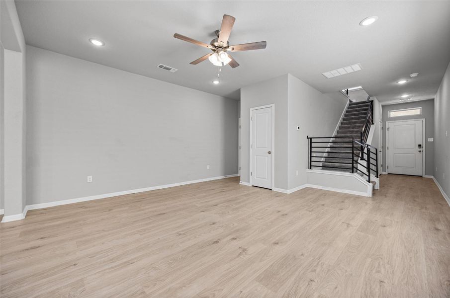 Spacious, unfurnished interior of a new home in Crosswinds, Kyle (Image 19). Spacious, unfurnished interior of a new home in Crosswinds, Kyle (Image 19).
