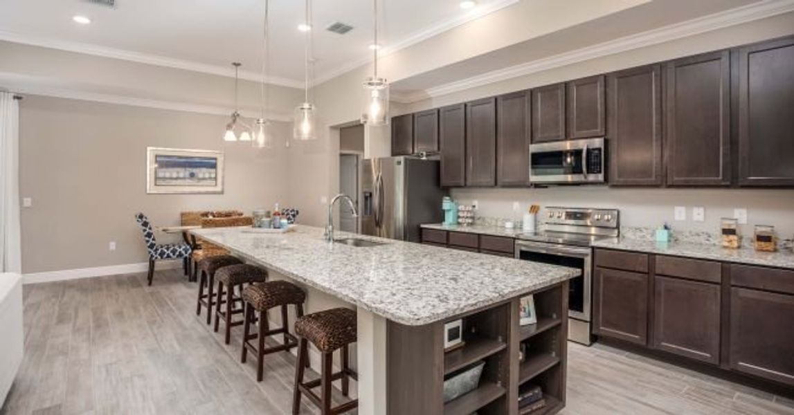 Furnished interior view inside a new home in The Reserve At Hammock Oaks, Lady Lake (Image 6).