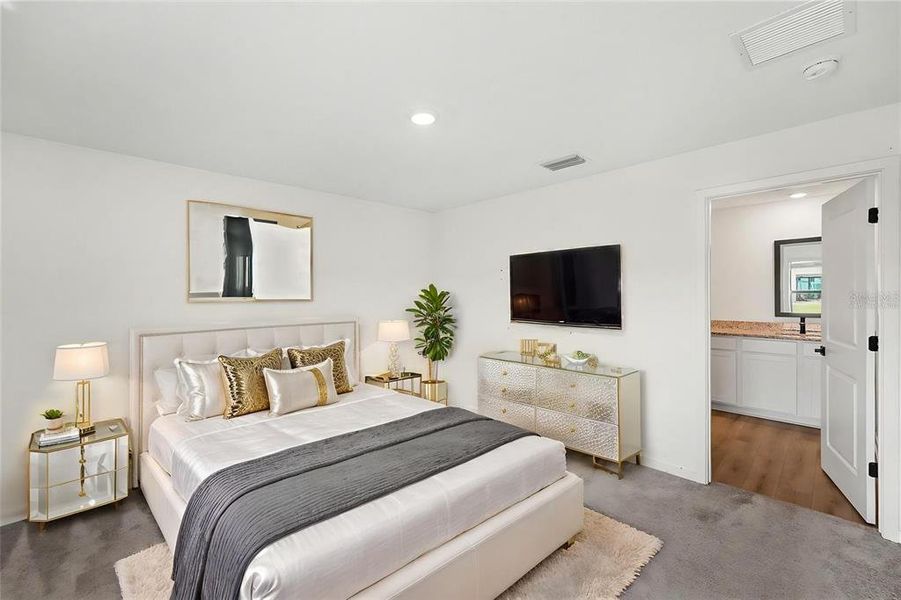 Furnished interior view inside a new home in , Tampa (Image 5). Furnished interior view inside a new home in , Tampa (Image 5).