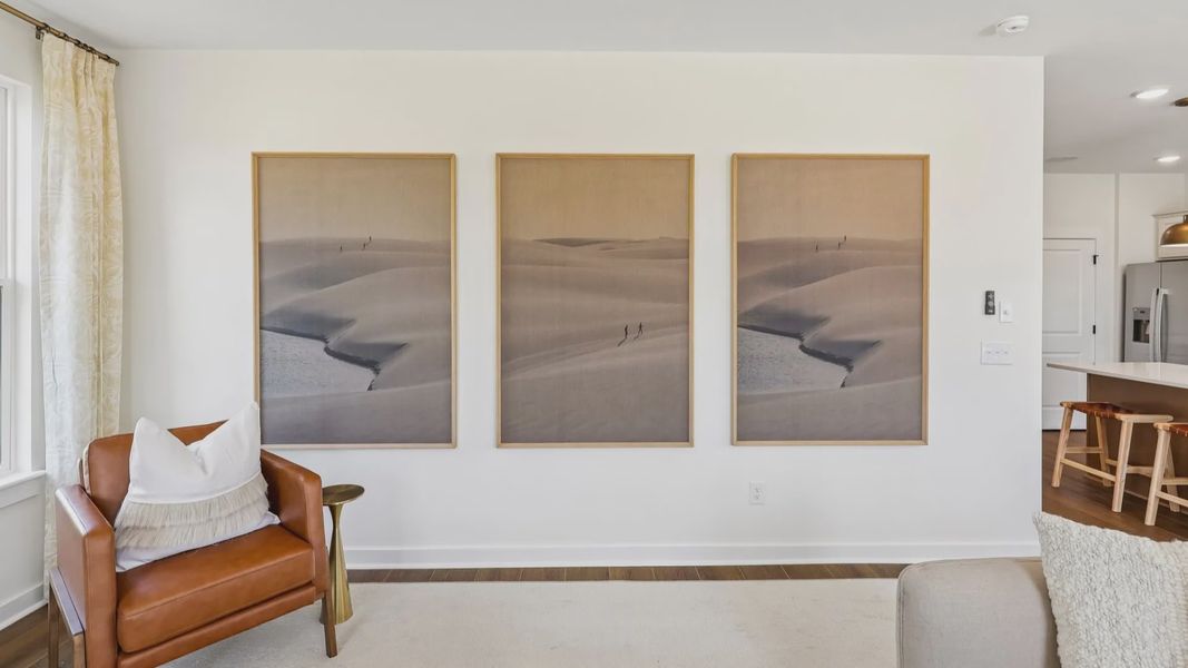 Gathering room with windows and hard surface flooring