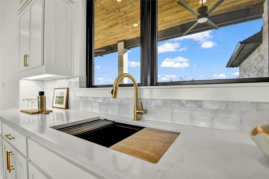 Close-up of interior finishes inside a home in , Aledo (Image 23).