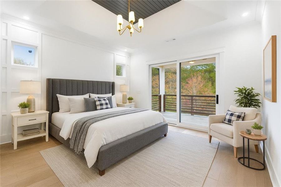 Furnished interior view inside a new home in , Cumming (Image 9).