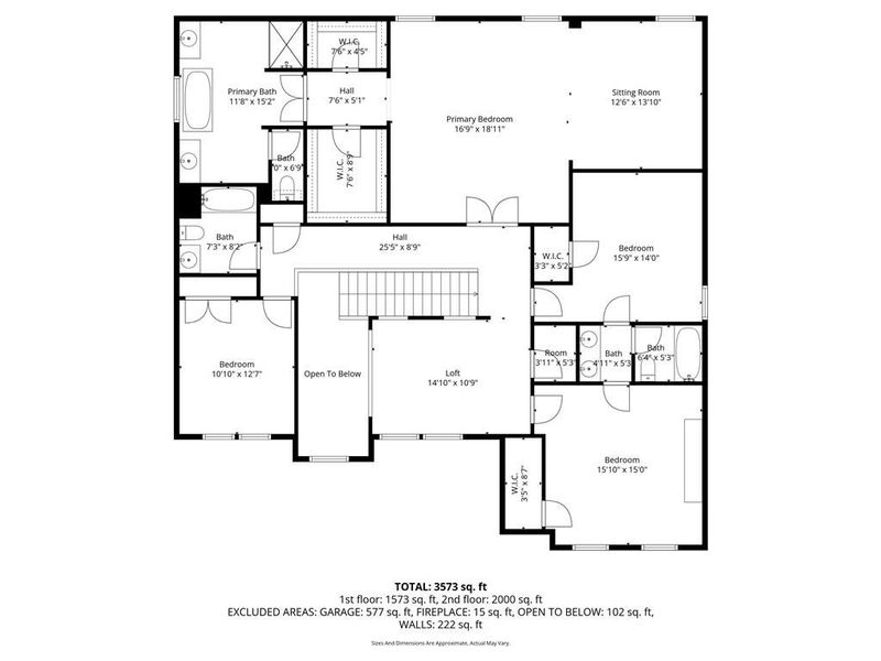 2D floor plan layout of this home in , Atlanta, GA (Image 6).