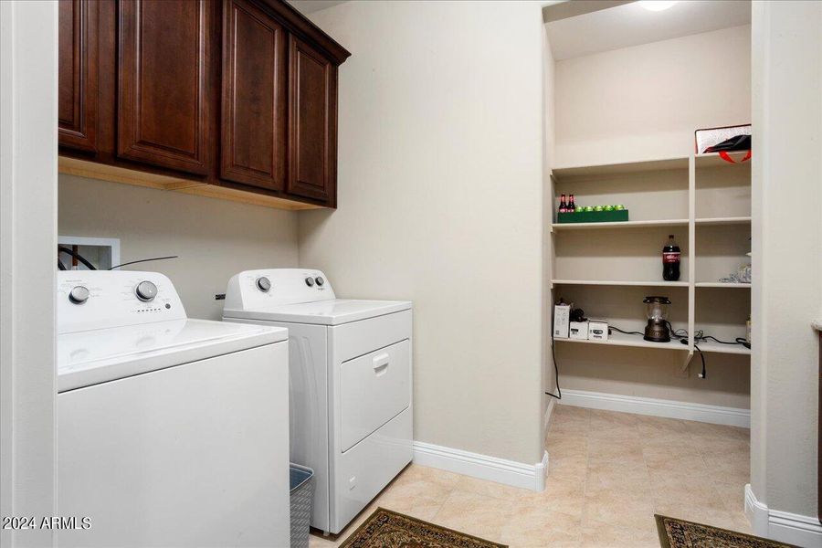 Laundry Room + Storage Area