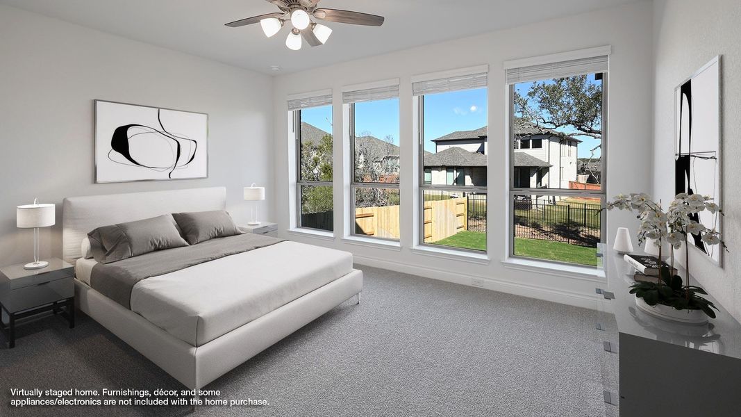 Furnished interior view inside a new home in La Cima, San Marcos (Image 6).
