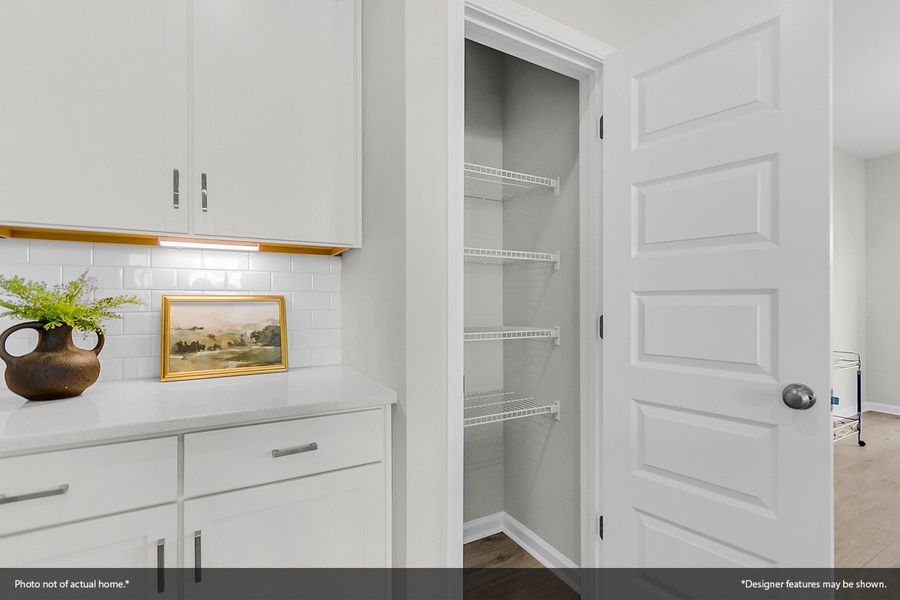 Furnished interior view inside a new home in Sweetbrier, Durham (Image 6).