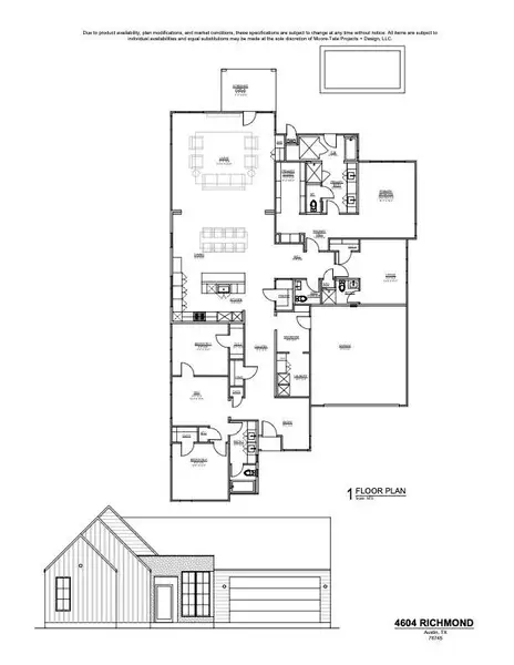 2D floor plan layout of this home in , Austin, TX (Image 3).