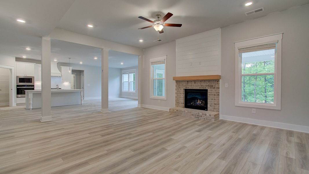 Representative furnished interior of a home built from the Emerson II by DRB Homes in Saddleridge, Senoia (Image 26). Representative furnished interior of a home built from the Emerson II by DRB Homes in Saddleridge, Senoia (Image 26).