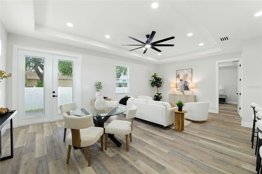 Furnished interior view inside a new home in , Tampa (Image 5). Furnished interior view inside a new home in , Tampa (Image 5).