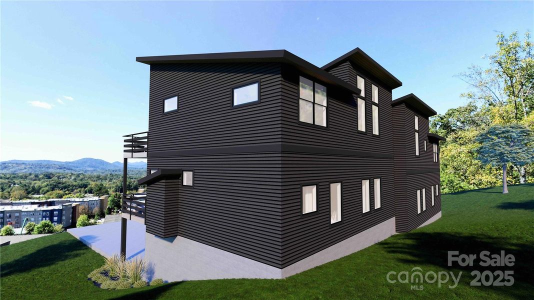 Back exterior rendering