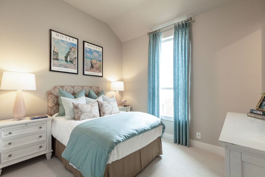 Representative Secondary Bedroom - some options shown Representative Secondary Bedroom - some options shown