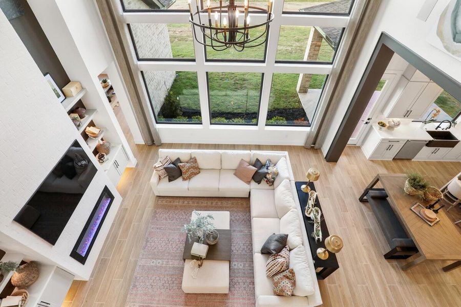 Monterey Model Home Family Room.