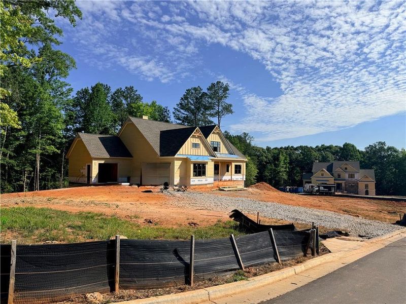 In-progress construction of a new home in Grove Park, Covington, GA (Image 2). In-progress construction of a new home in Grove Park, Covington, GA (Image 2).