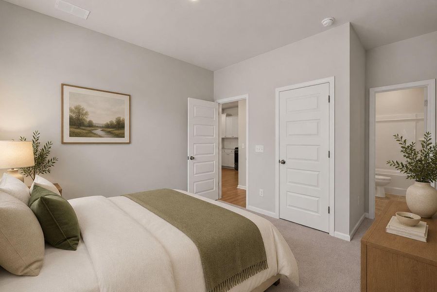 Furnished interior view inside a new home in Sweetgrass at Summers Corner, Summerville (Image 13).