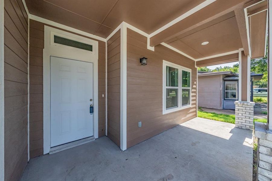 Property entrance Property entrance