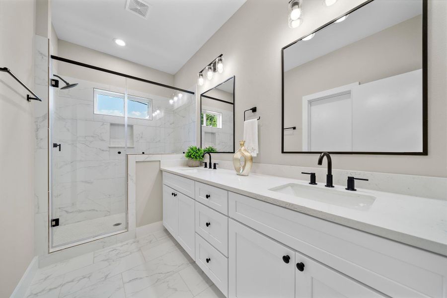 Furnished interior view inside a new home in Wellford Village, Houston (Image 7).