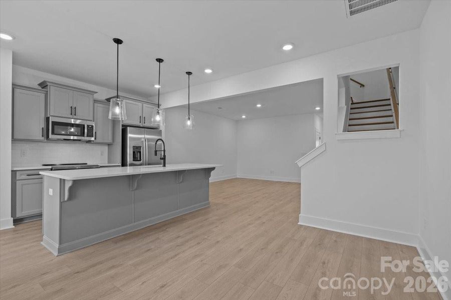 Furnished interior view inside a new home in Clayton Crossing, Arden (Image 9). Furnished interior view inside a new home in Clayton Crossing, Arden (Image 9).