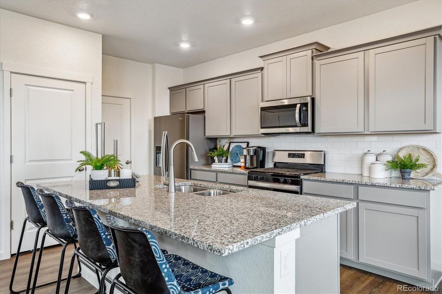 Furnished interior view inside a new home in Ridge at Johnstown, Johnstown (Image 23).