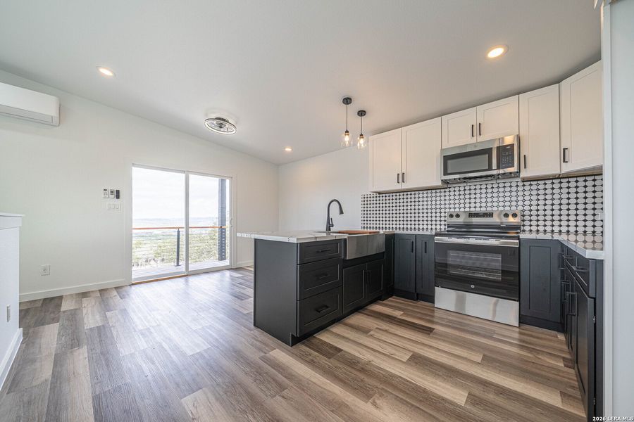 Furnished interior view inside a new home in , New Braunfels (Image 6).