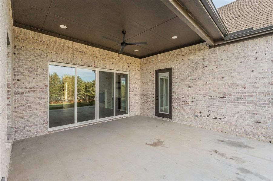 Exterior details and patio area of a home in , Haslet (Image 4). Exterior details and patio area of a home in , Haslet (Image 4).