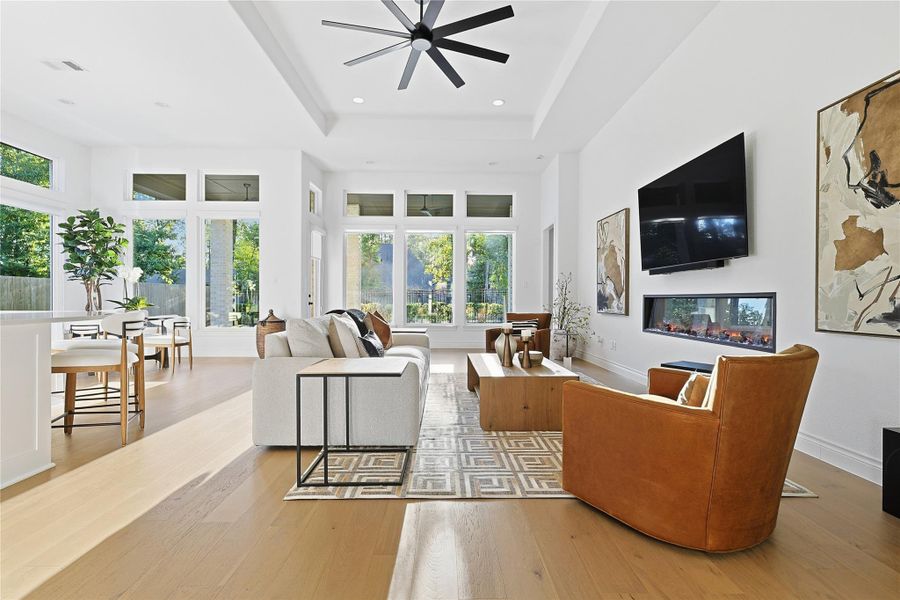 Furnished interior view inside a new home in , Porter (Image 8).